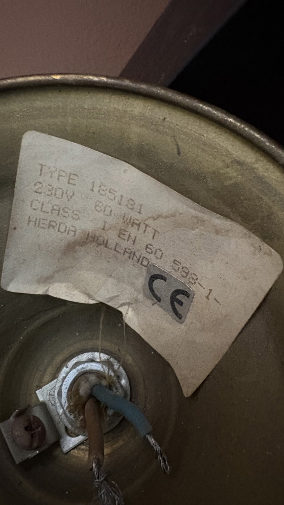 Image 1 of Art Deco Gemarmerde Hanglamp