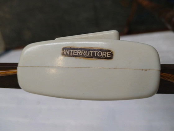 Image 1 of Lampadaire en fer forgé des années 1930 avec abat-jour en cuivre