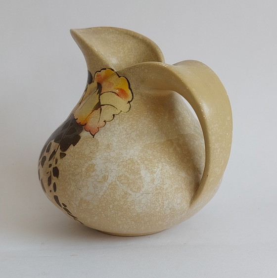 Image 1 of Vintage Brentleigh 1940's English hand painted jug.