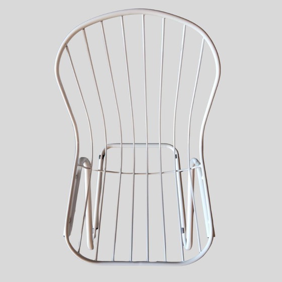 Image 1 of Conjunto de 4 sillas cantilever de Gastone Rinaldi, Italia, década de 1970, pintura original.