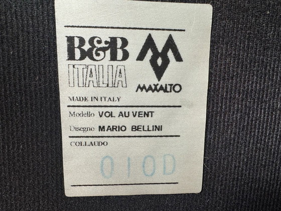 Image 1 of Mario Bellini – Vol Au Vent Chaises de salle à manger, ensemble de deux, B&B Italia