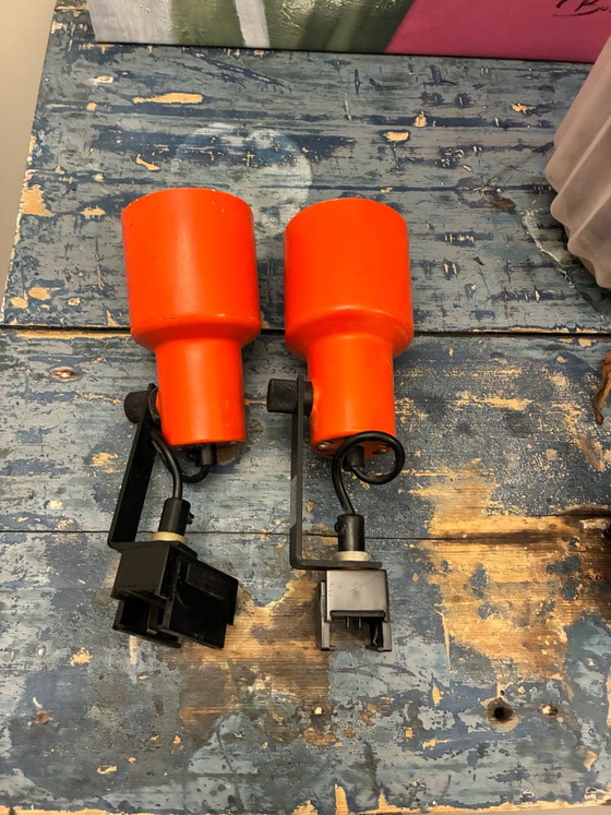 Set of 6 Vintage Philips Track Spot Lights NWS 83/96 – 70s Space Age – Metal, Plastic (photo 15 of 15)