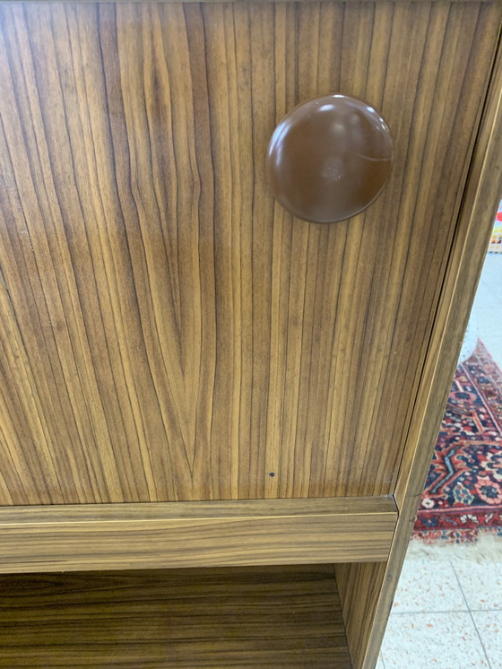 Image 1 of Vintage folding bed in closet with desk and mattress very good condition