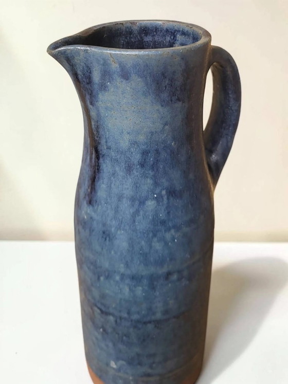 Stoneware jug J&N Pierlot Ratilly / Puisaye. 1960s. – Glass & Decanter, Porcelain, Vintage (photo 6 of 10)