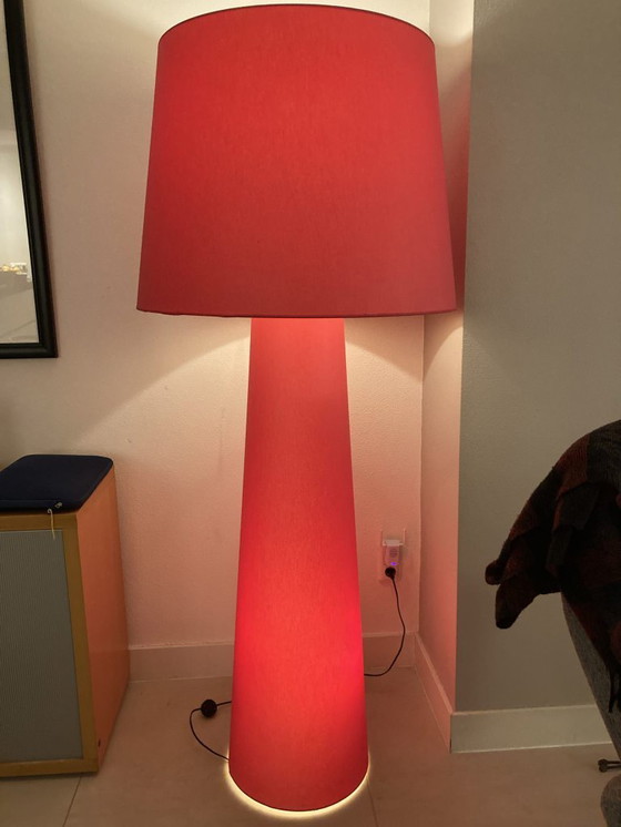 Image 1 of 1x red floor lamp