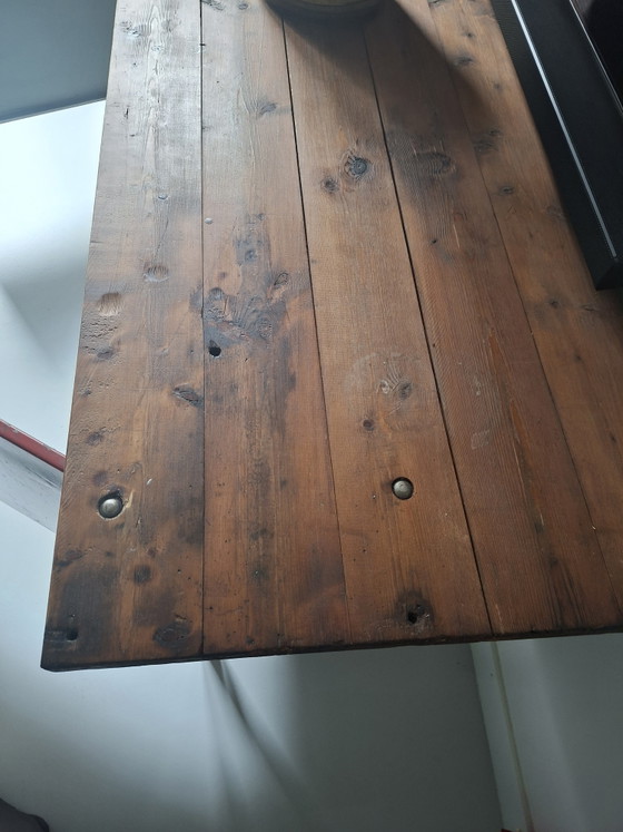 Original Industrial Sideboard – Metal, Wood (photo 3 of 6)