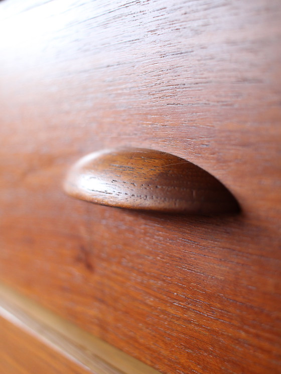 Image 1 of Vintage Danish teak chest of drawers, tall and narrow!