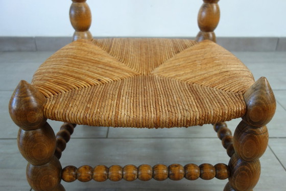 Image 1 of Chaise Basse dlg Charles Dudouyt, années 50/60, France