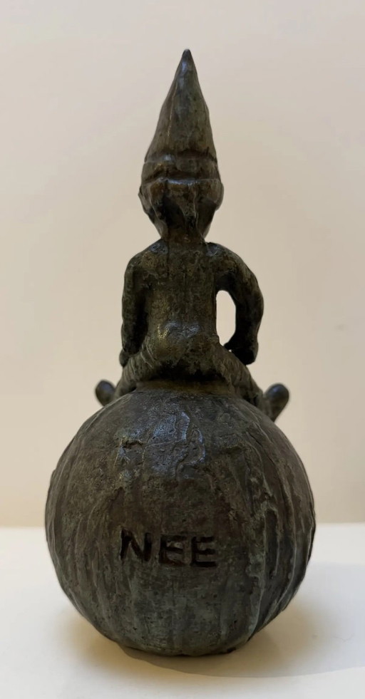 Nicolas Dings | Bronzen sculptuur | JA & NEE regeren de wereld