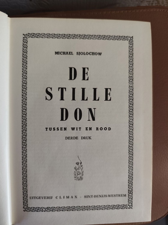 Vintage 3-piece book set The Quiet Don, Coffee table books, Paper, Black (photo 5 of 6)