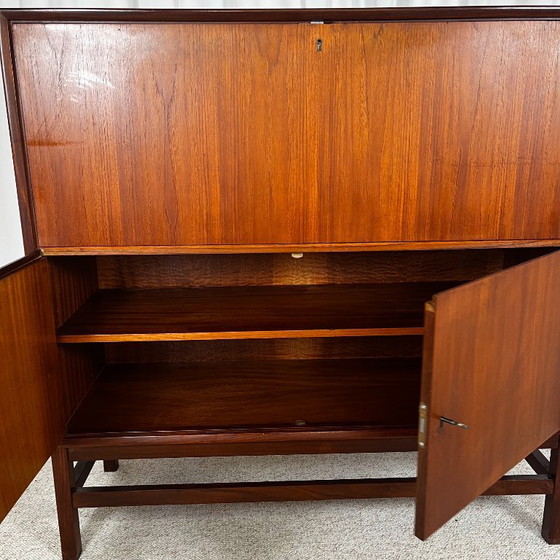 Raro Scrittoio Scandinavo Anni '60, Stile Marian Grabinski per IKEA – Credenze alte, Wood (photo 10 of 24)
