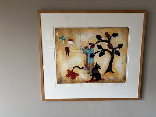 Color etching 'Romance' Hollie Witteveen