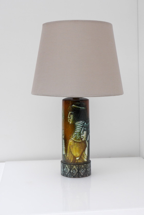 Sculptural Ceramic Table Lamp by Bonnie Rehnqvist, Sweden, 1972 – Törngrens krukmakeri, Scandinavian (photo 7 of 16)