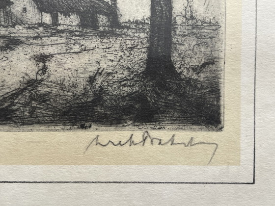 Image 1 of 4 etchings by Dirk Baksteen – signed and numbered