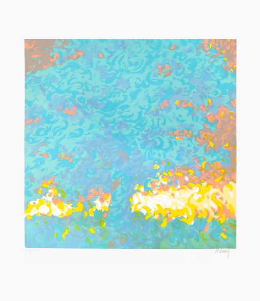 Jean-Pierre STHOLL Arbre Litografia firmata