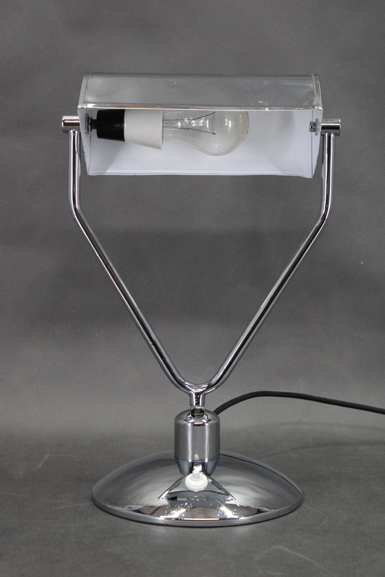 Image 1 of 1940s Banker Lamp 3535 by Napako, Czechoslovakia