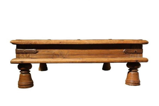 Image 1 of Antique coffee table – Industrial – Antique rustic farmhouse table