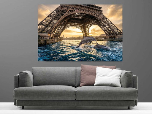 Fotografía impresa en plexiglás o aluminio / edición limitada / firmada / París bajo el agua