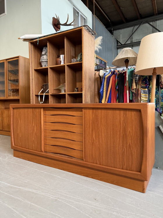 Vintage sideboard lowboard teak Danish – Wood (photo 5 of 5)