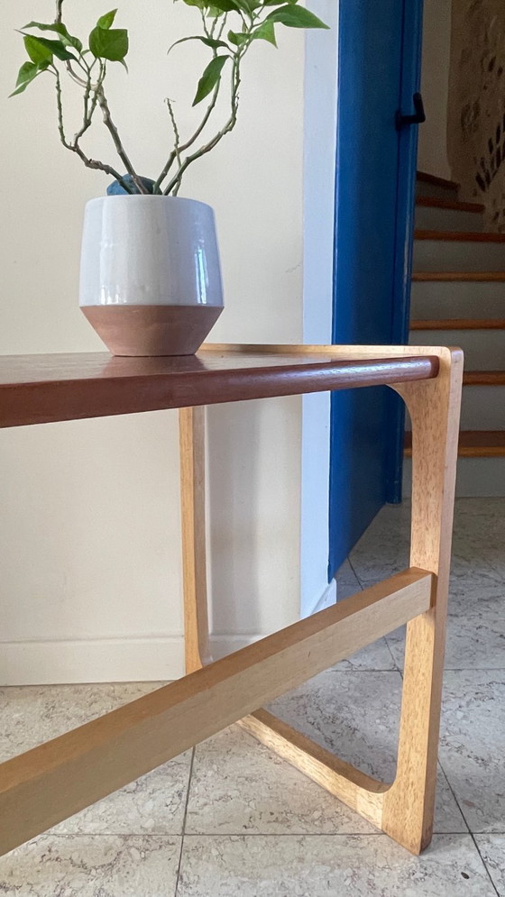 Image 1 of Tavolino da caffè vintage in legno esotico