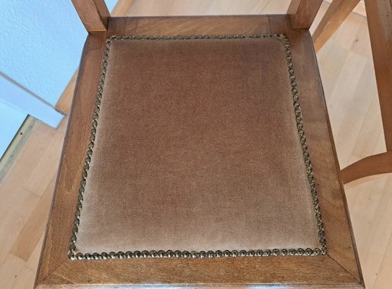 Image 1 of 2 upholstered chairs, Wilhelminian style, set price