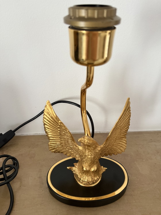 Image 1 of Deknudt Lustrerie Tischleuchte mit Adler
