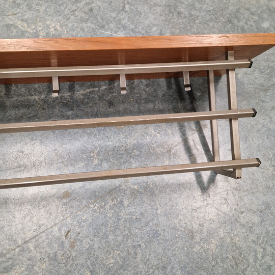 Image 1 of Appendiabiti da parete vintage in teak, anni '60