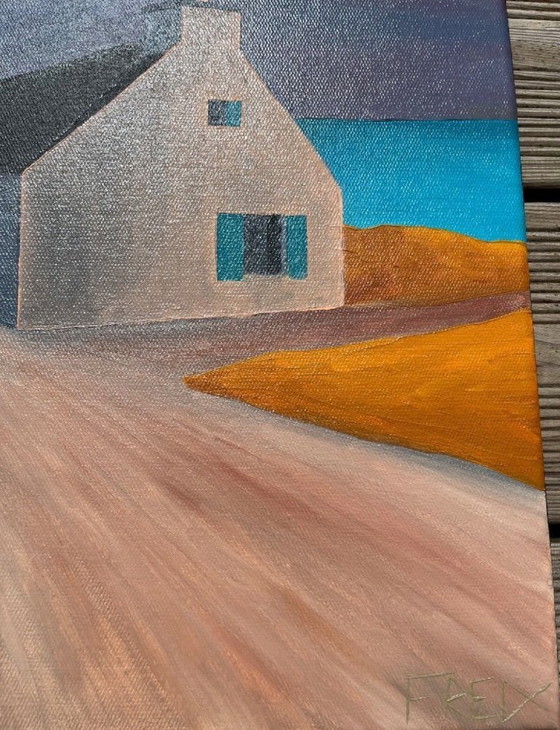 Image 1 of Öl auf Leinwandrahmen 61x46cm.