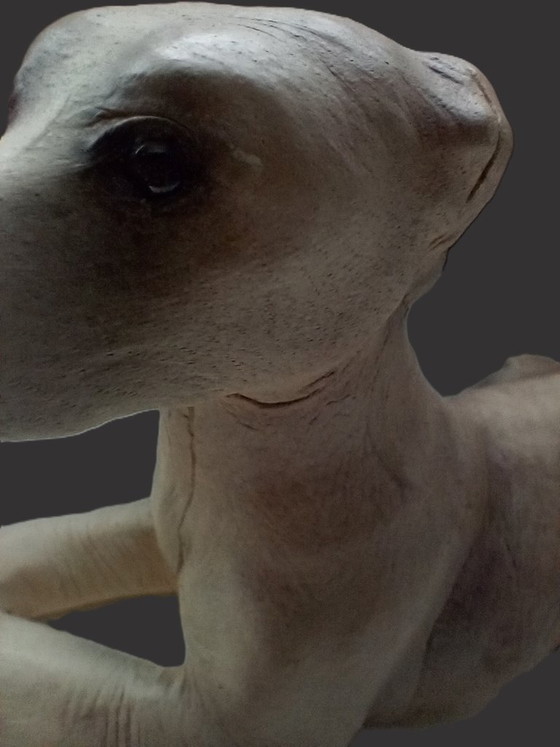 Image 1 of Borsa vintage in pelle Greyhound Château modellata a mano di metà secolo (Canada)