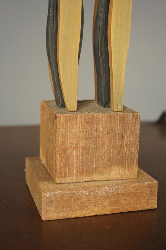 Image 1 of Surrealist Sculpture of Standing Figure. 1970s