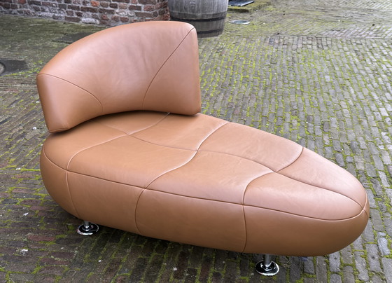 Image 1 of Fauteuil/méridienne Leolux Kikko en cuir Noli