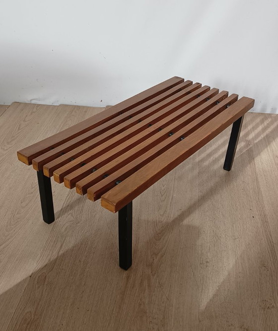 Panca a doghe vintage – Panche, Metallo, Legno (photo 3 of 7)