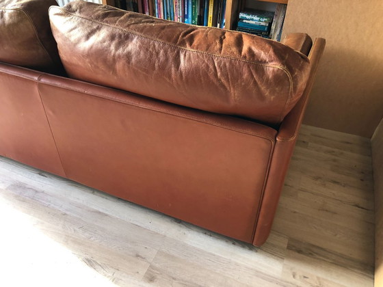 Image 1 of Poltrona Frau Socrates - Hermoso y elegante sofá de diseño italiano en color coñac