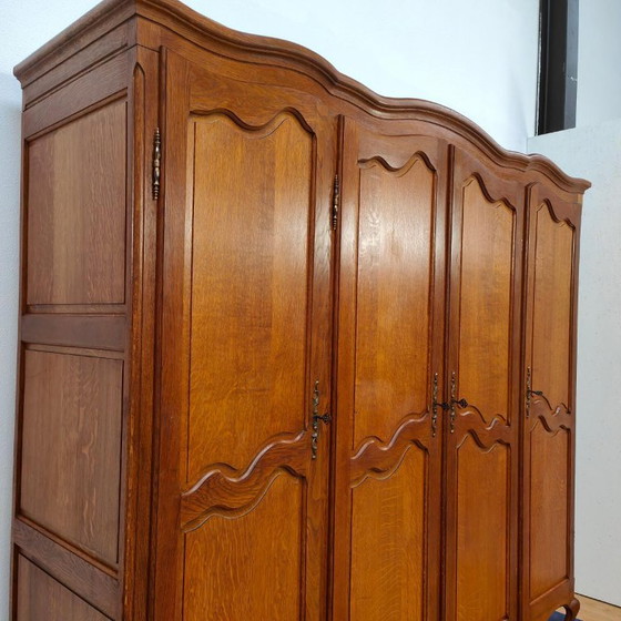 Armadio vintage smontabile, Legno, Metallo, Marrone, Klassiek (foto 8 di 8)