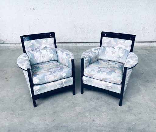 Galaxy 'Peggy' Low Armchair set by Umberto Asnago for Giorgetti, Italy 1990's