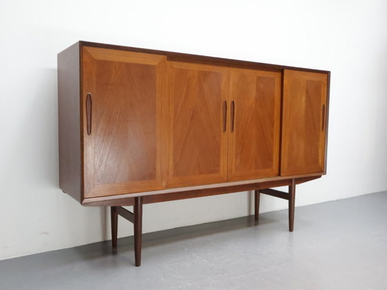 Image 1 of Grande parete attrezzata danese | Ante scorrevoli | Teak |