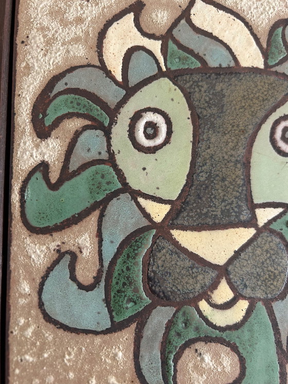 Image 1 of Placca in ceramica di Roland Zobel, Le Cicladi