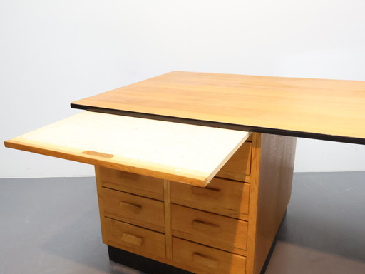 Grand bureau vintage double face