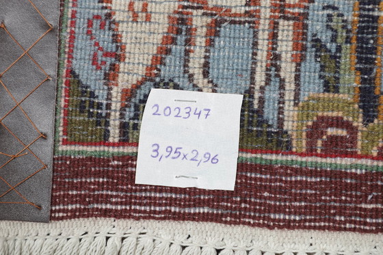 Image 1 of Tapis persan original noué à la main Kashmar Fein Paradise Design 395 x 296 cm Top condition