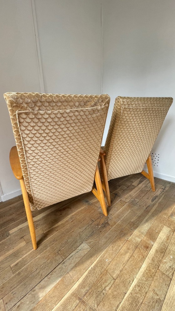 Image 1 of Vintage Armchairs by MANUCERE France