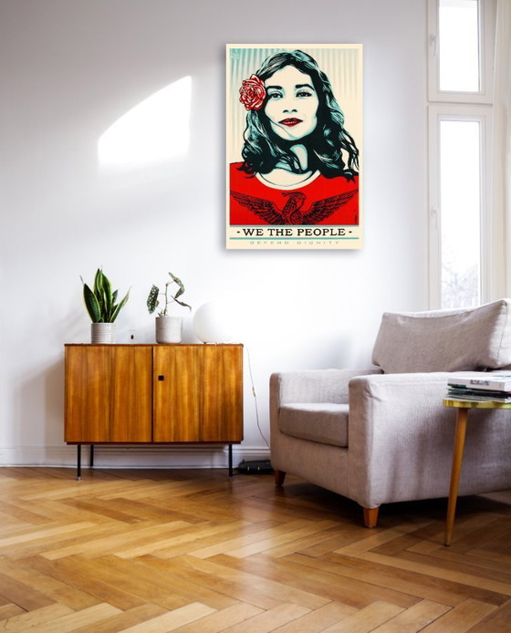 Image 1 of We the people (defend dignity) - Shepard Fairey - Obey - Poster 61 × 91 cm
