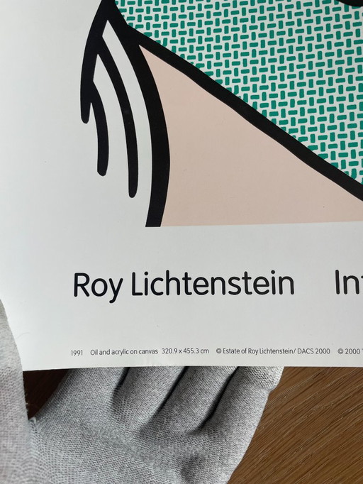 Roy Lichtenstein (1923-1997), Interior with Waterlilies, 1991, copyright Estate of Roy Lichtenstein/DACS 2000,Printed in Britain