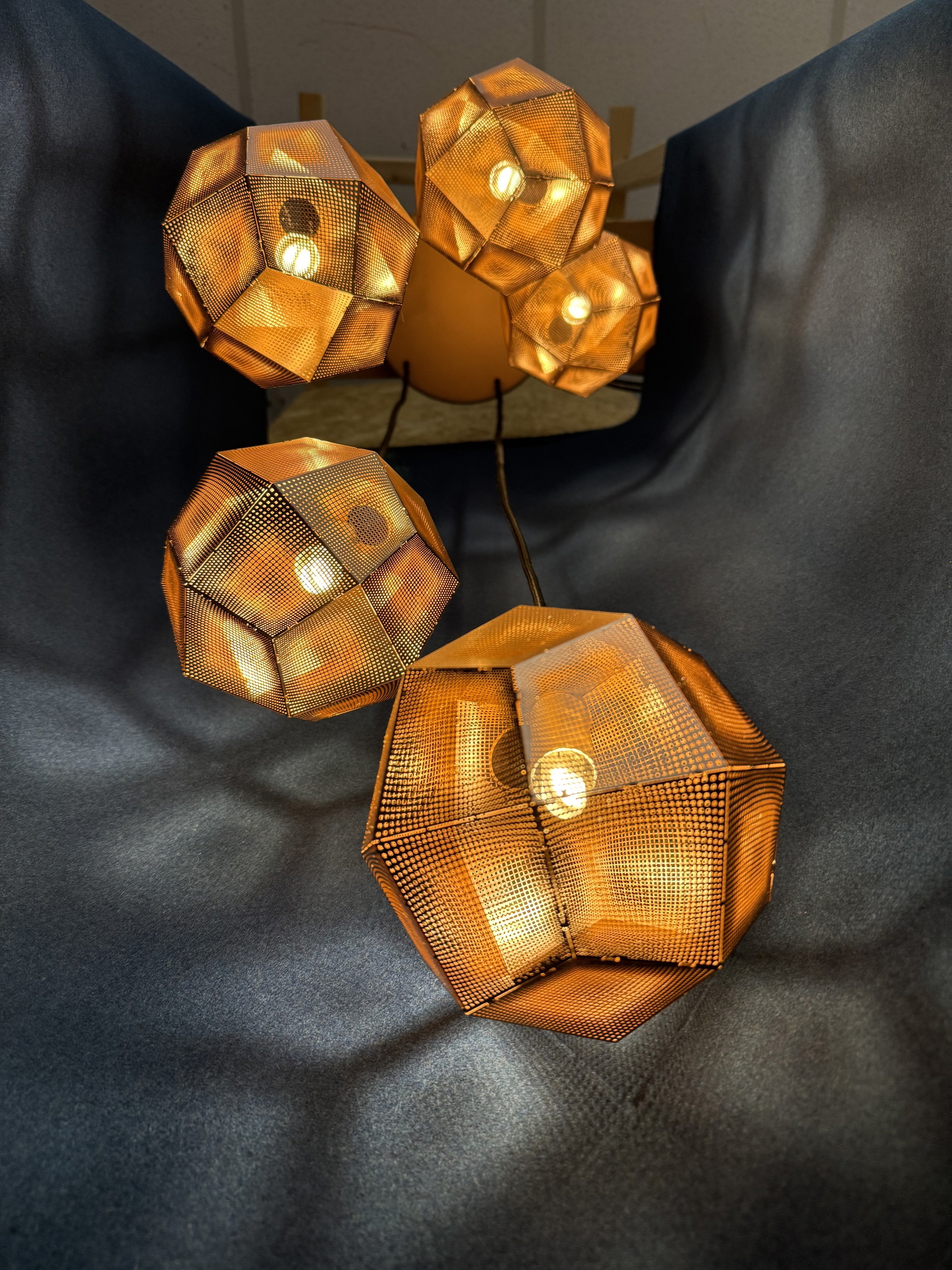 Tom Dixon Etch Pendant Lamp 5 Pieces | Pendant lamps second-hand
