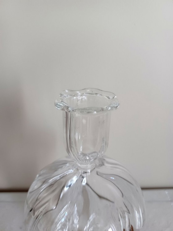 Original Des Pots, hand-blown candle holder/small vase, Glass, Transparent (photo 6 of 8)