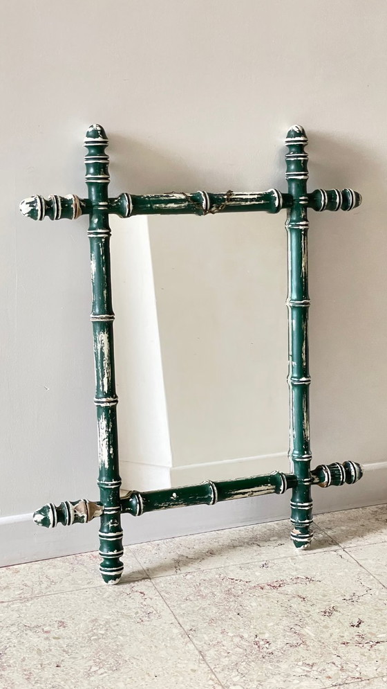 Specchio antico, noto anche come specchio di bambù – Glass (photo 26 of 26)