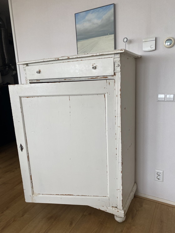 Image 1 of Brocante kast, linnenkast antiek