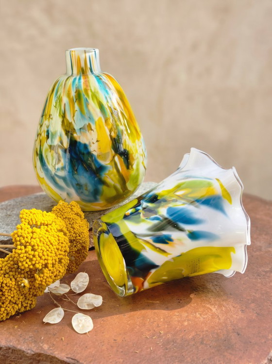 2 Fidrio Handmade Design Vases - Colori Collection – Glass (photo 12 of 17)