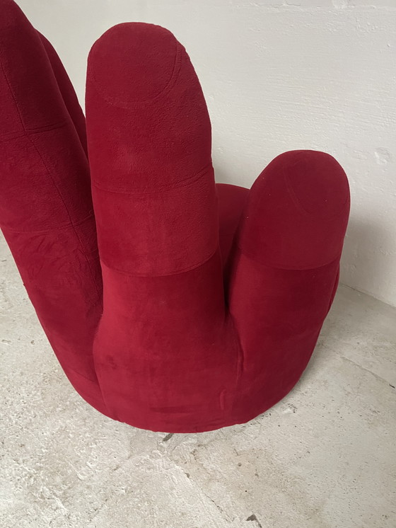 Image 1 of Vinger fauteuil vintage draaistoel 