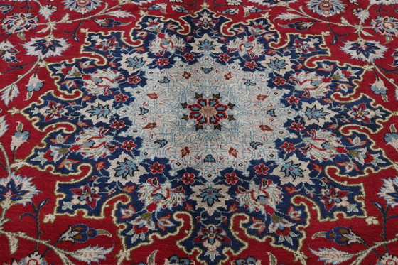 Image 1 of Alfombra persa Isfahán 4,40 x 3,20 Alfombra oriental fina n.º 4