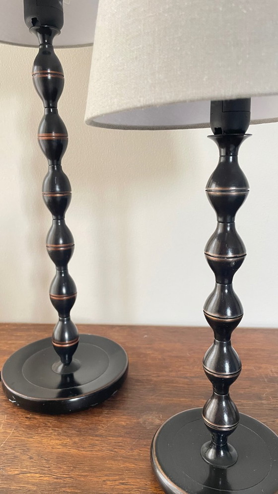 Image 1 of Een paar vintage Ikea spiraallampen